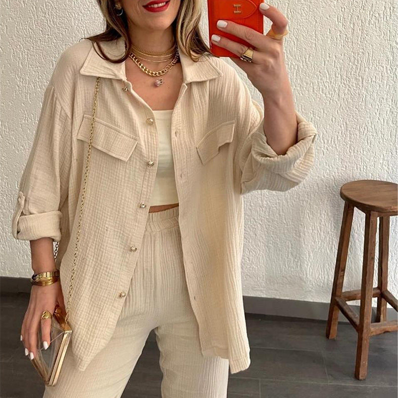 A Vintage Style Trousers with Delicate Timeless Details