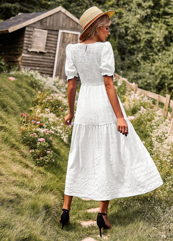 A Vintage Style Dress with Delicate Timeless Details