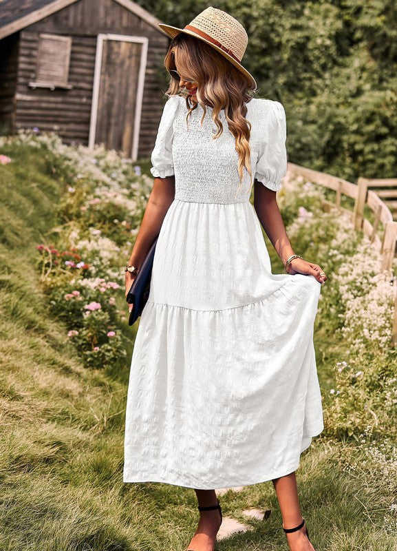A Vintage Style Dress with Delicate Timeless Details