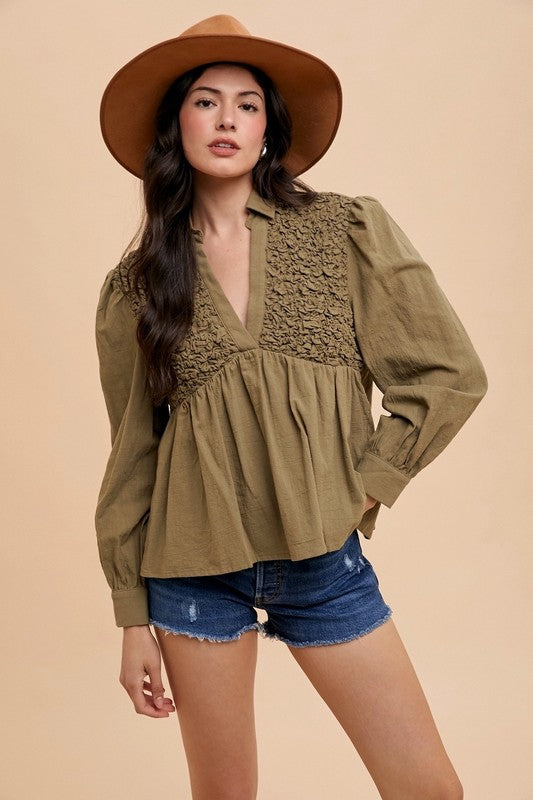 Gracefully Styled Blouse for Any Occasion