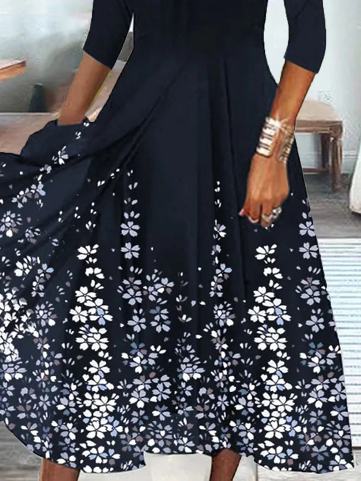 A Vintage Style Dress with Delicate Timeless Details