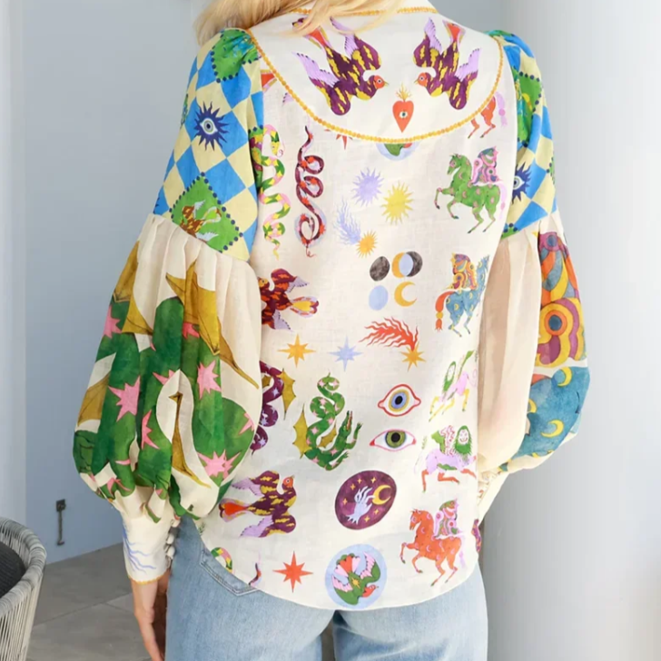 Beautifully Finished Blouse in a Timeless Design