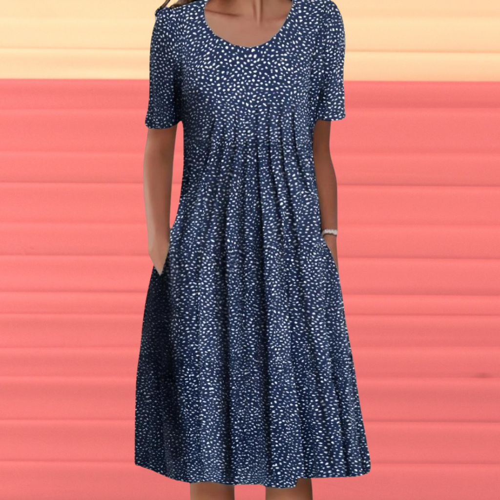 Blue With Dots
