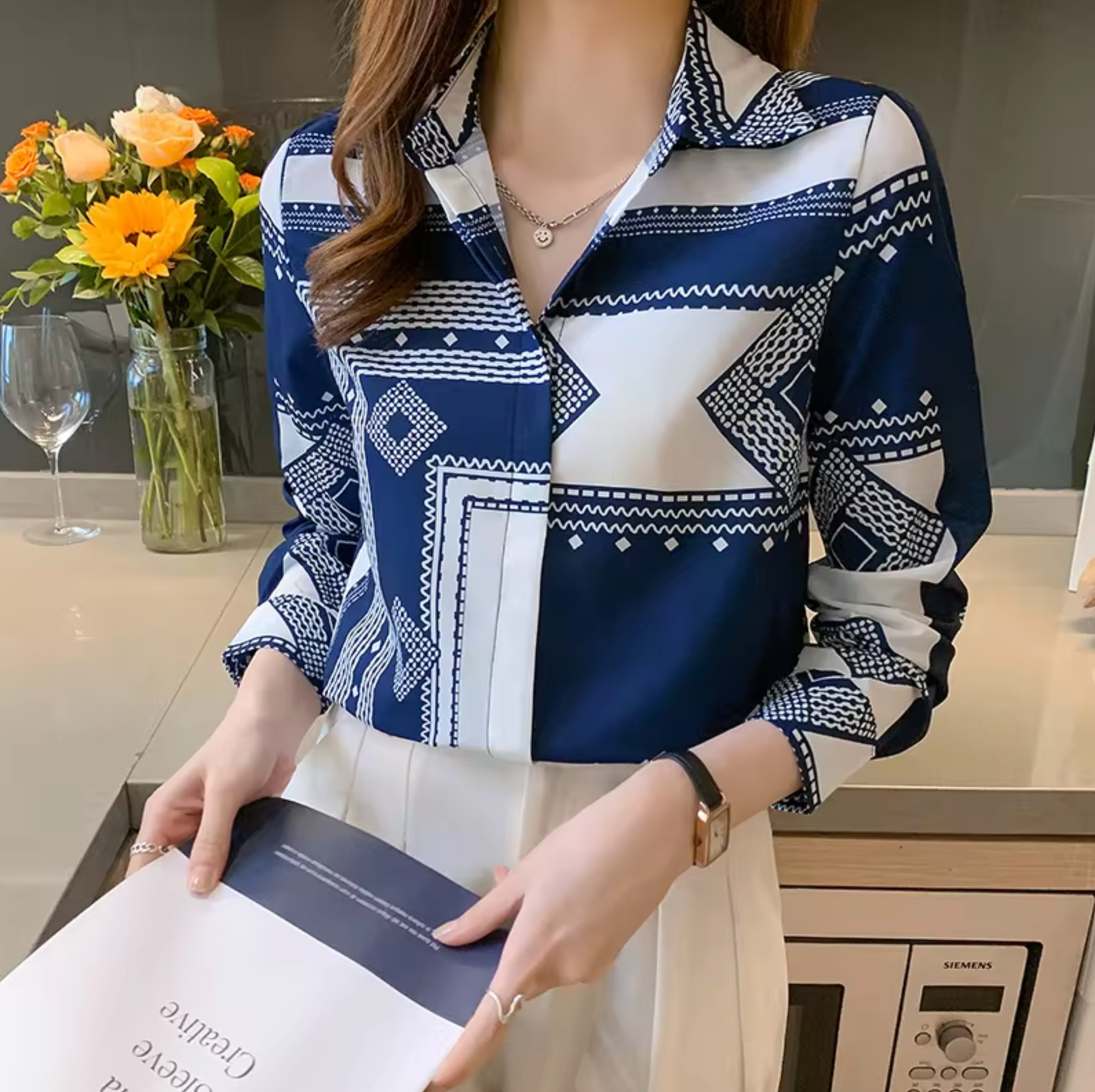 A Vintage Style Blouse with Delicate Timeless Details