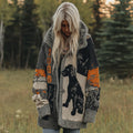 Vintage Dog Cozy Lapel Knit Sweater artswardrobe