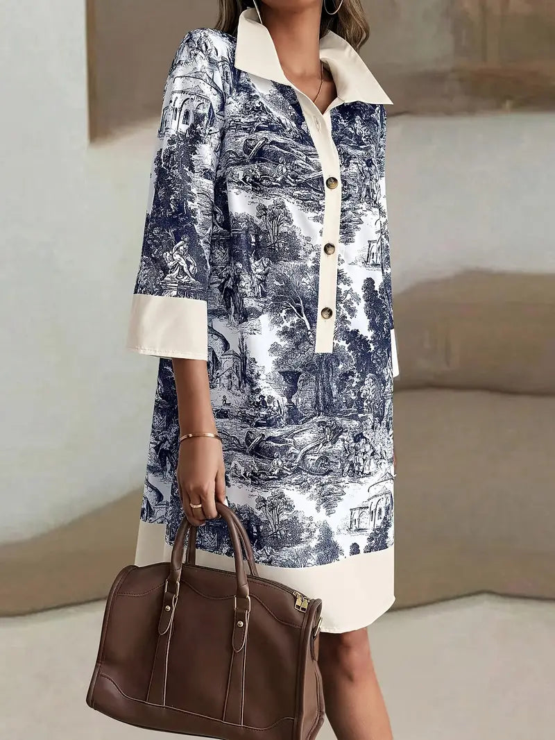 Well Tailored Dress with a Graceful Silhouette