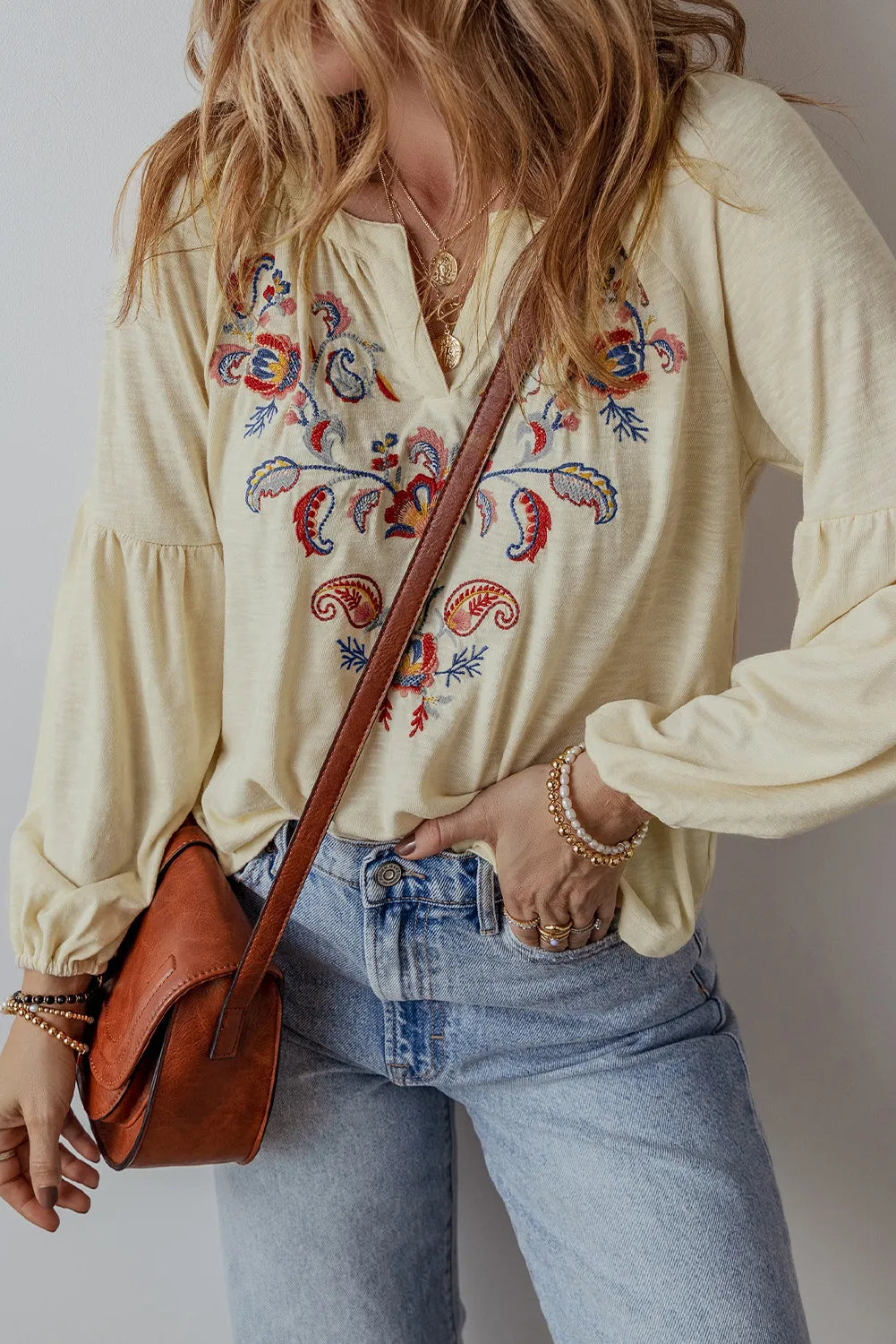 Classic Vintage Blouse with a Flattering Fit