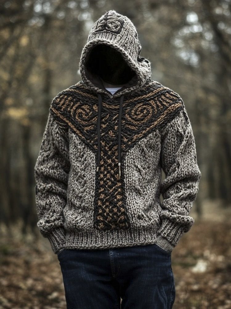 Mystic Celtic Mythology Men's Hooded Sweater artswardrobe