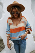 Johanna® | Color block scoop neck sweater