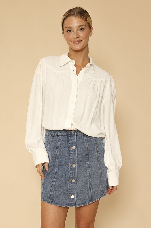 Vintage Inspired Blouse with a Contemporary Edge