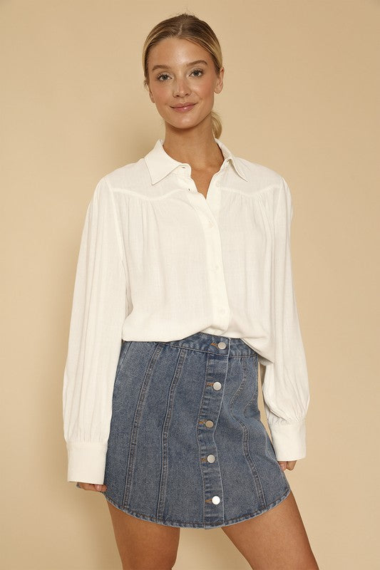 Vintage Inspired Blouse with a Contemporary Edge