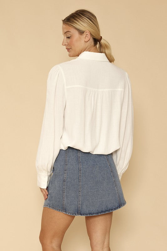 Vintage Inspired Blouse with a Contemporary Edge