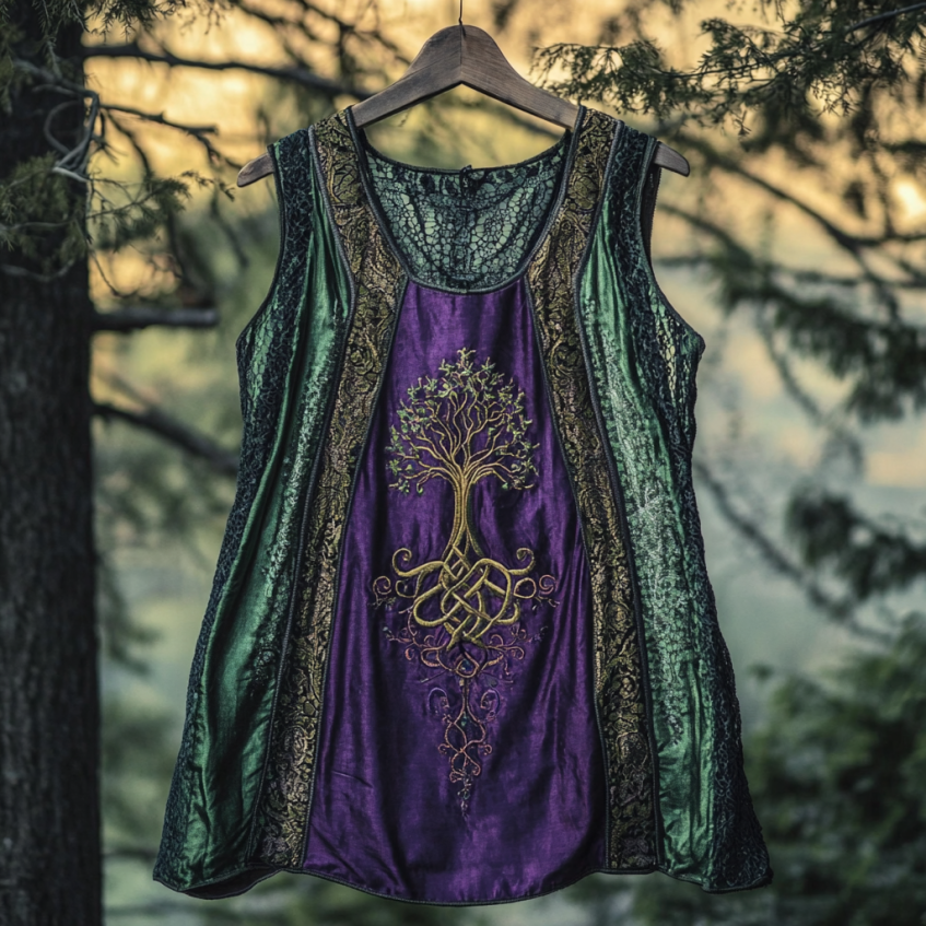 Purple green