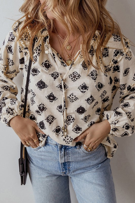 Gracefully Styled Blouse for Any Occasion