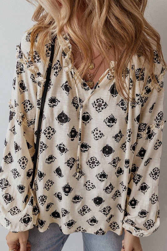 Gracefully Styled Blouse for Any Occasion