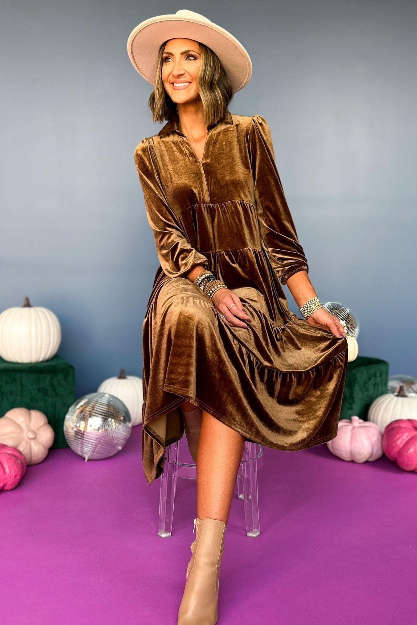 A Vintage Style Dress with Delicate Timeless Details