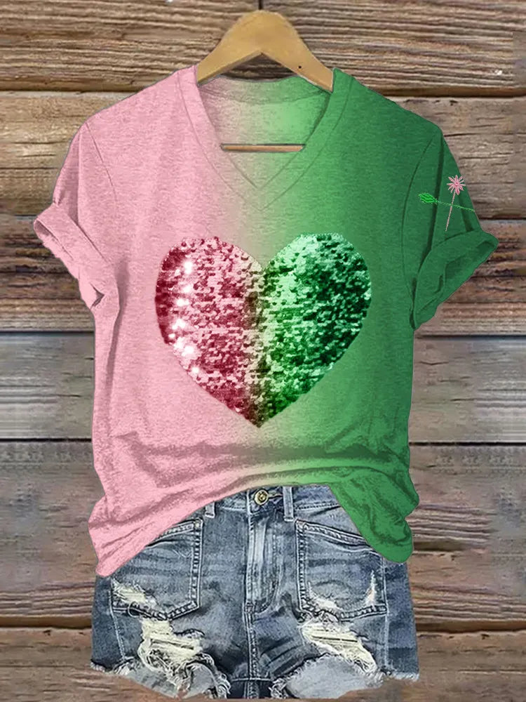 Pink green