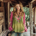 Green pink