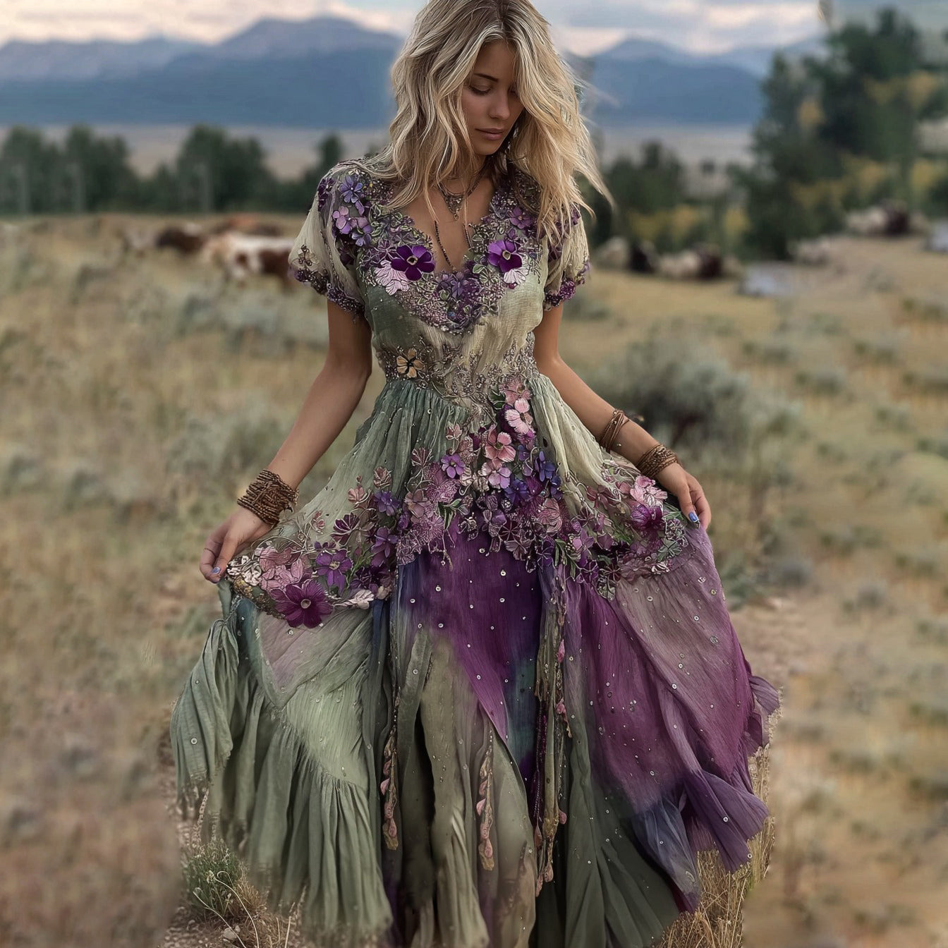 Green purple