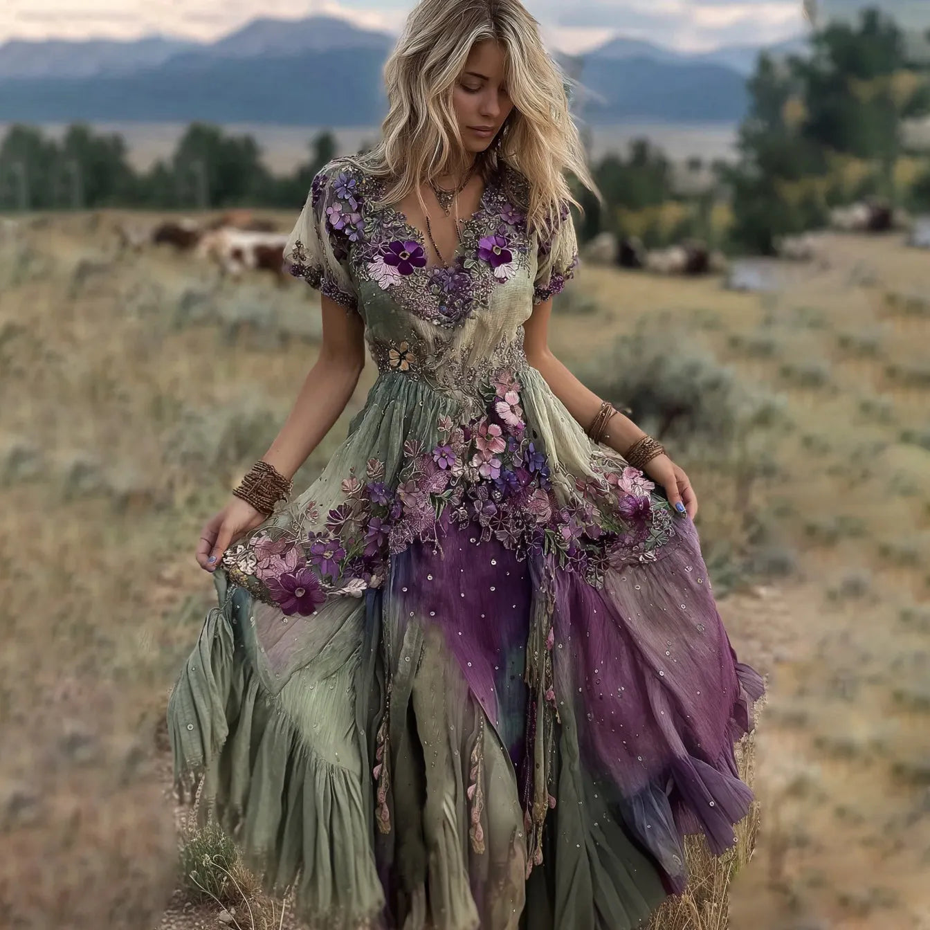 Green purple