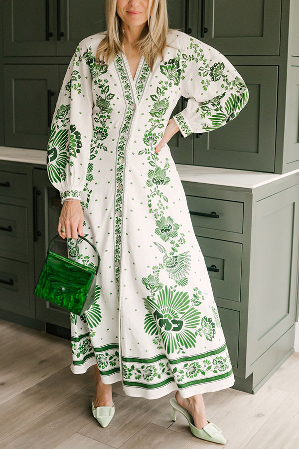 A Vintage Style Dress with Delicate Timeless Details