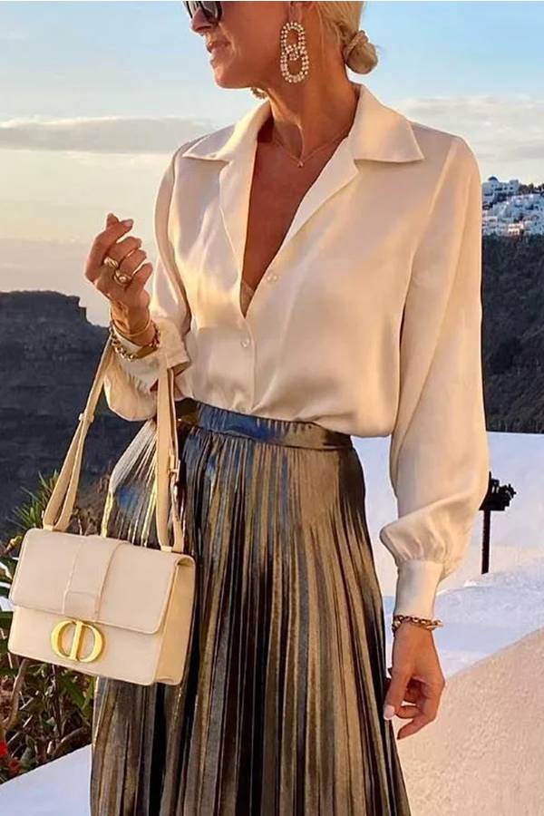 A Vintage Style Shirt with Delicate Timeless Details