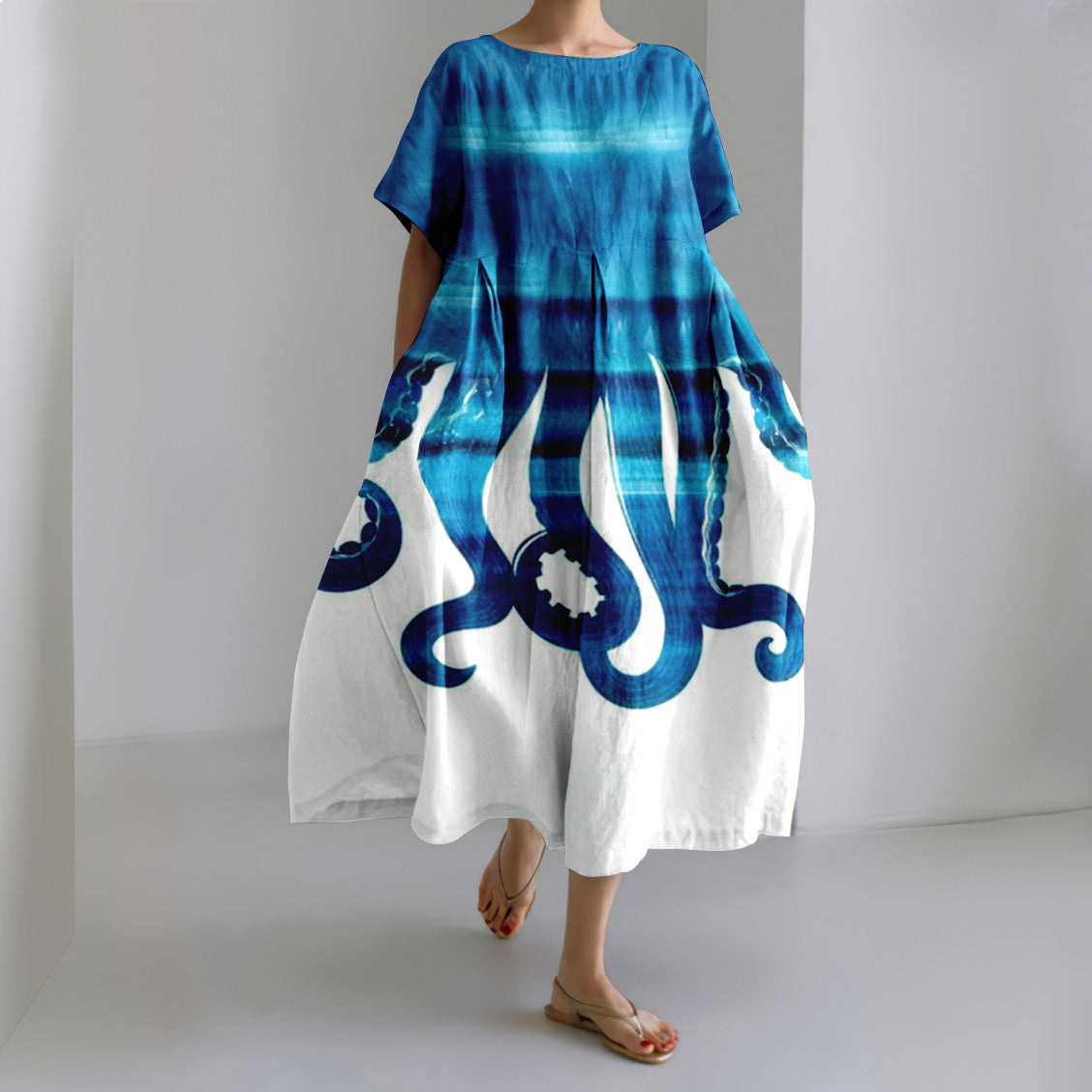 Blue white