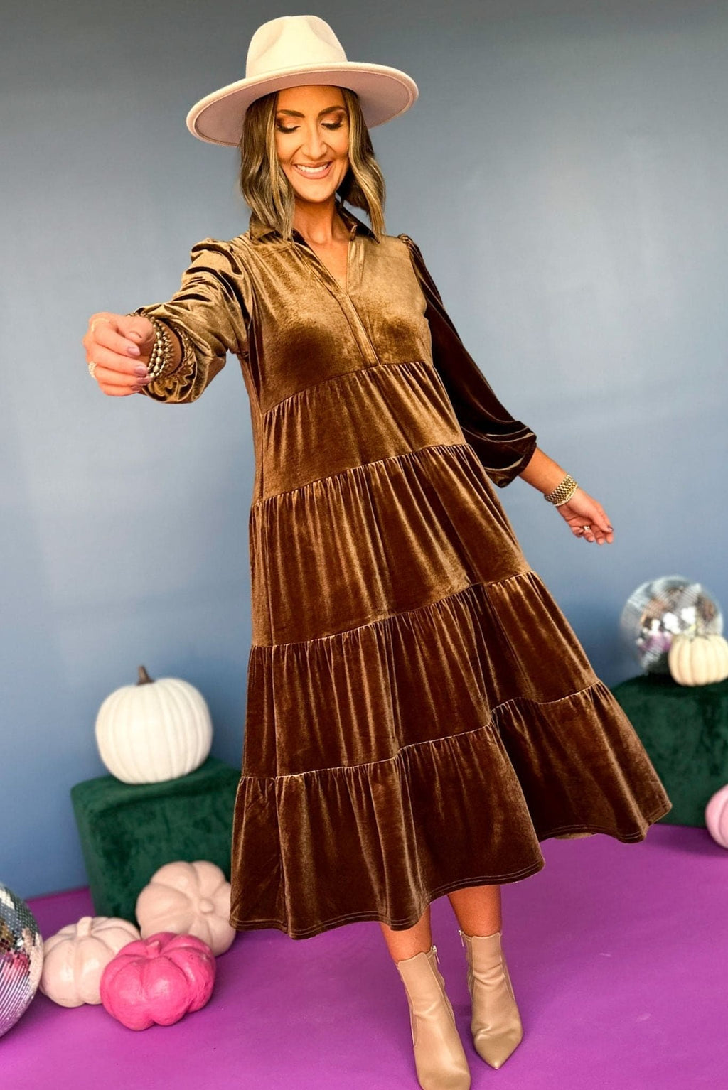 A Vintage Style Dress with Delicate Timeless Details