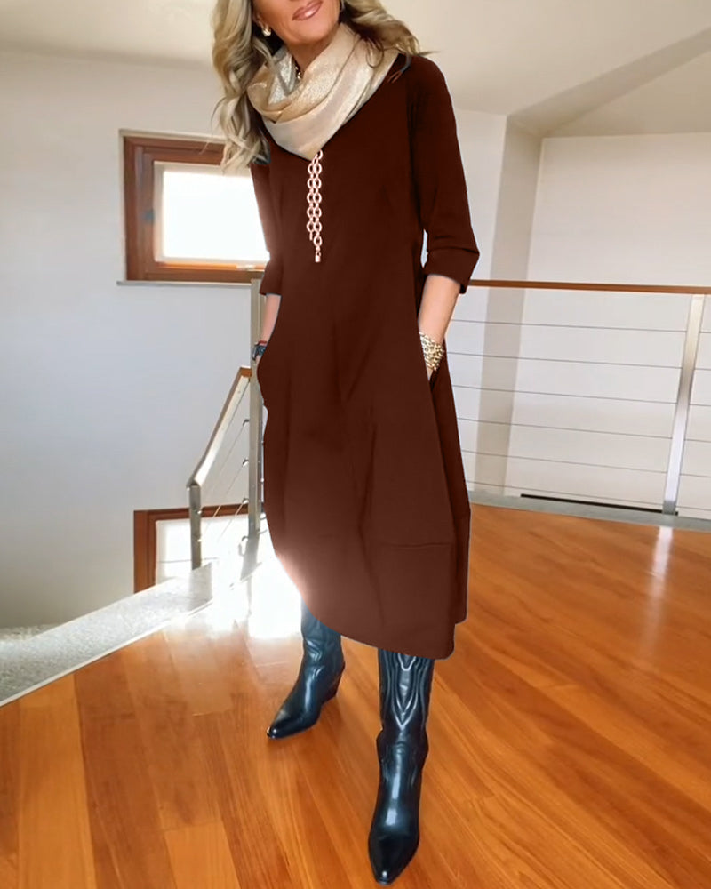 A Vintage Style Dress with Delicate Timeless Details