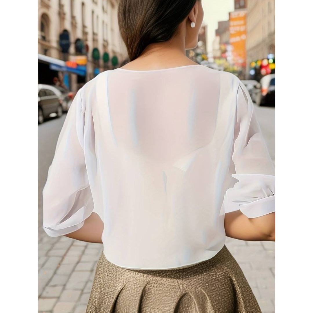 Beautifully Balanced Blouse with Timeless Character