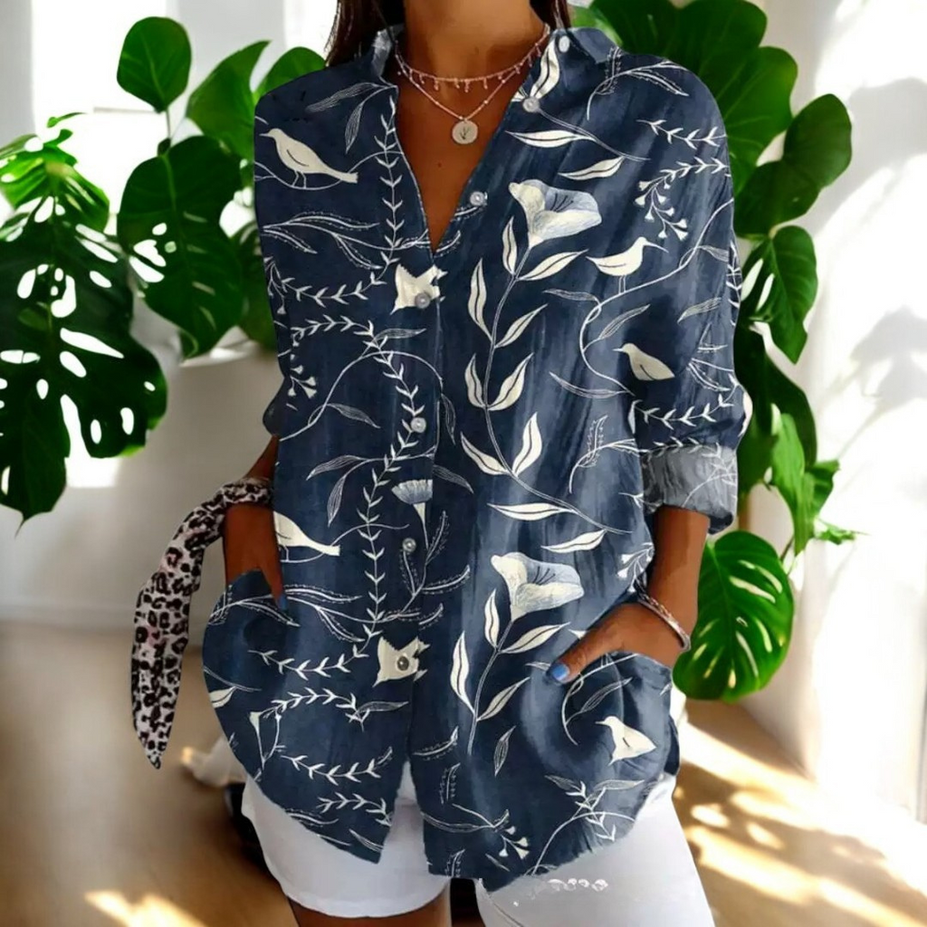 Dark blue flowers