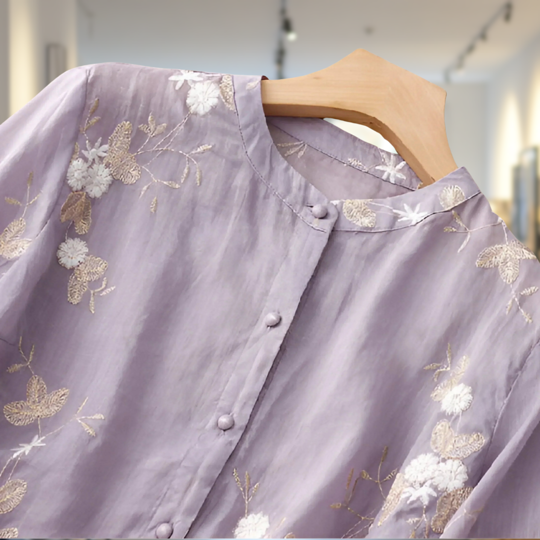A Vintage Style Blouse with Delicate Timeless Details