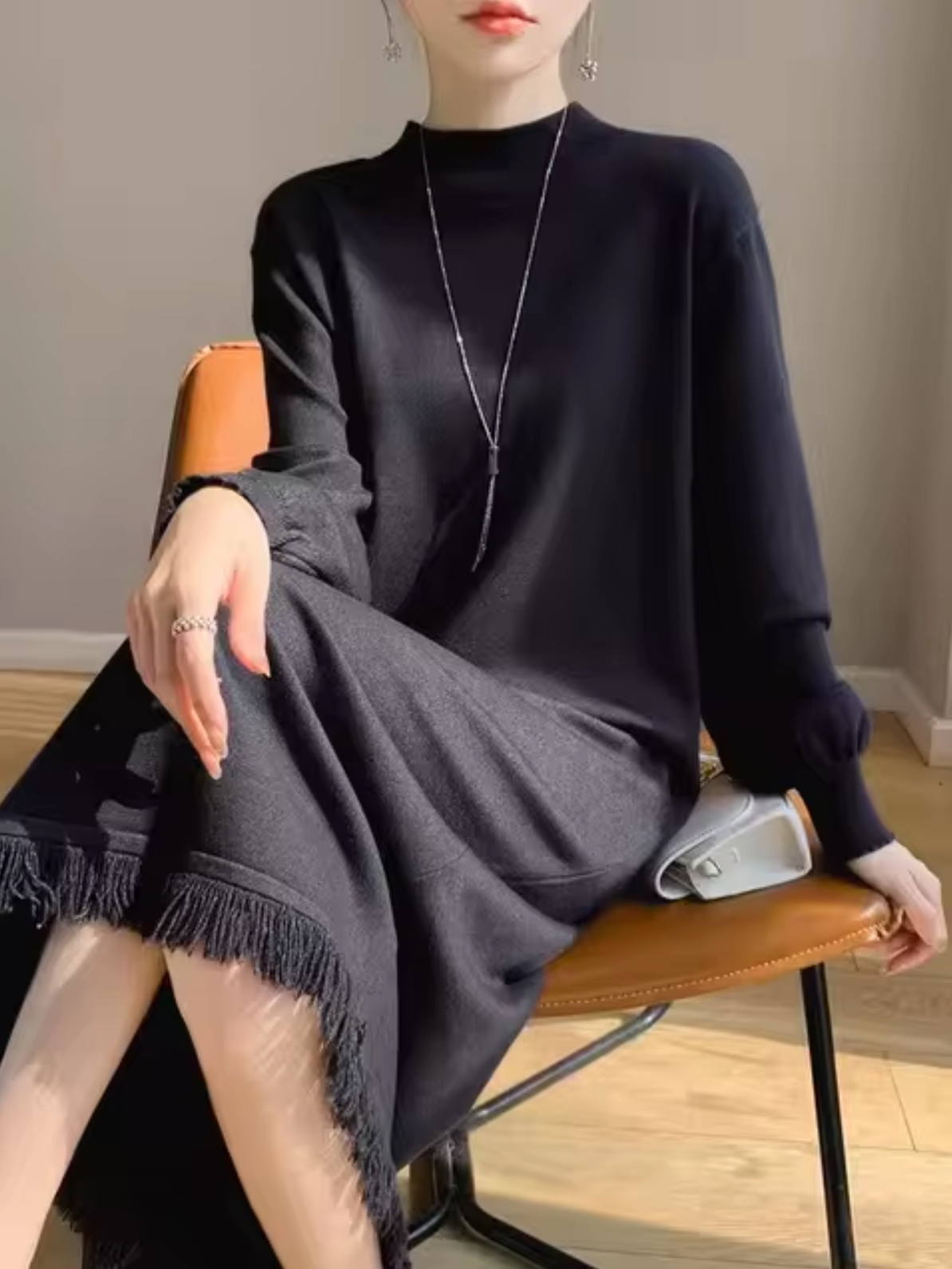 Classic Vintage Sweater with a Flattering Fit