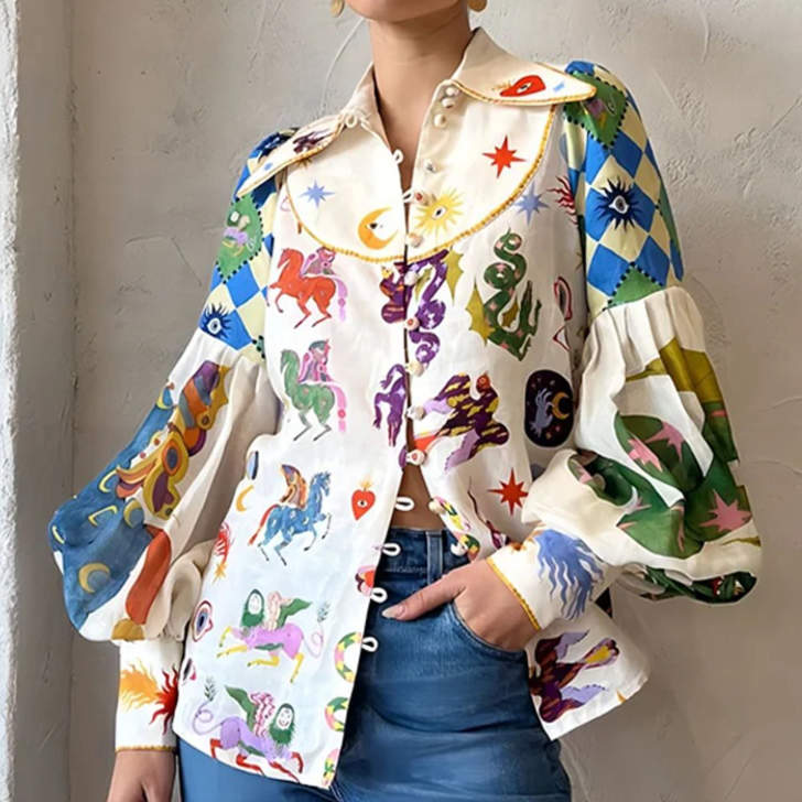 Beautifully Finished Blouse in a Timeless Design