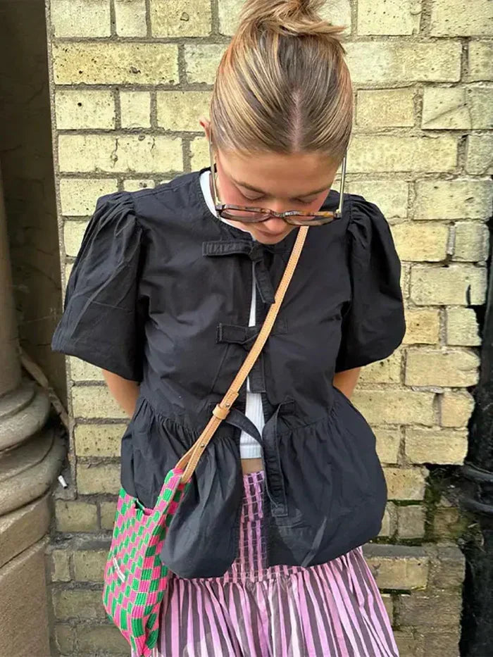 Classic Vintage Blouse with a Flattering Fit