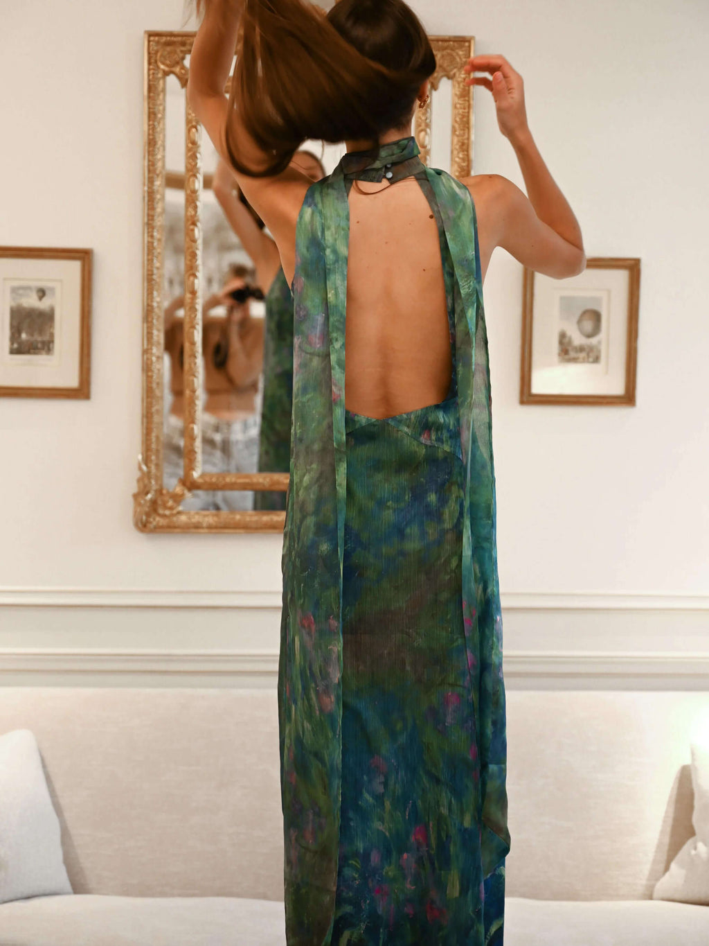 A Vintage Style Dress with Delicate Timeless Details