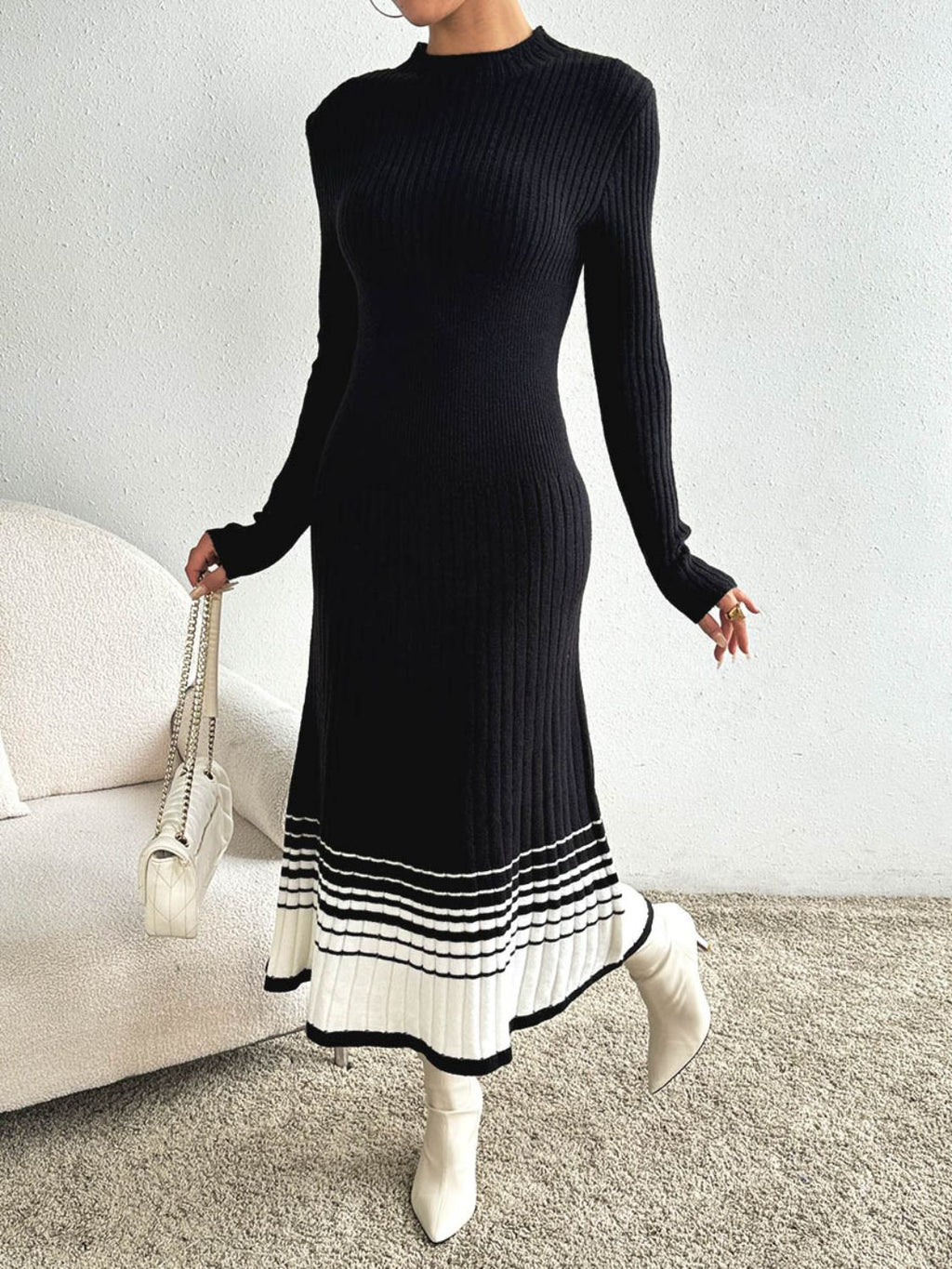 A Vintage Style Sweater with Delicate Timeless Details