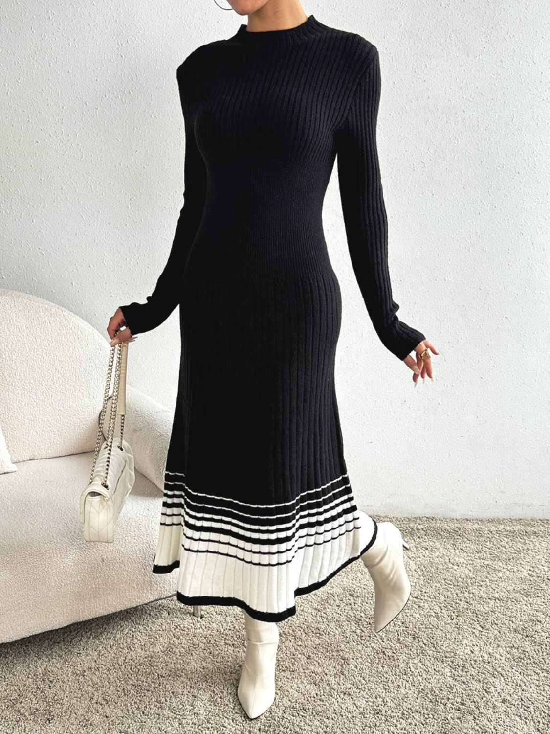 A Vintage Style Sweater with Delicate Timeless Details
