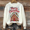 Comstylish Women's Fun Christmas Plush Sweater