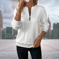 Sapphira® | Knitted half zip sweater