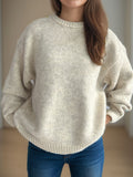 Hortensia® | Crew neck sweater with long sleeves