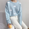 Eva® | Women's long sleeve cloud sweater, casual style