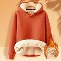 Flavia® | Fleece sweater with hood