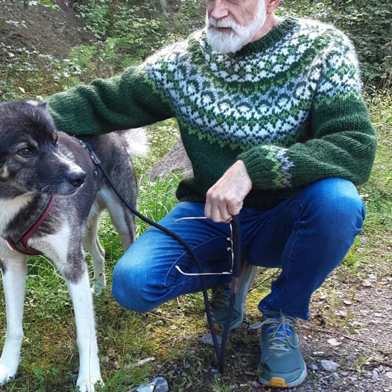 Men'S Iceland Crew Neck Sweater elevenforest