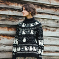 Vintage Fairman Island Cat Turtleneck Sweater elevenforest