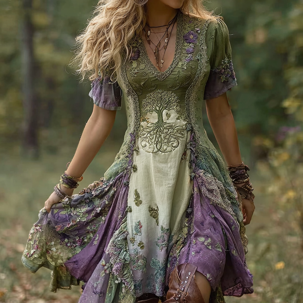 Purple green