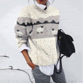 Women's Retro Outdoor Sheep Pattern Sweater elevenforest