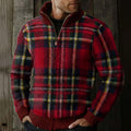 Men's Brand Classic Scottish Check Jacquard Sweater artswardrobe