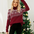 Patricia® | Luxury women's Christmas sweater with snowflake print