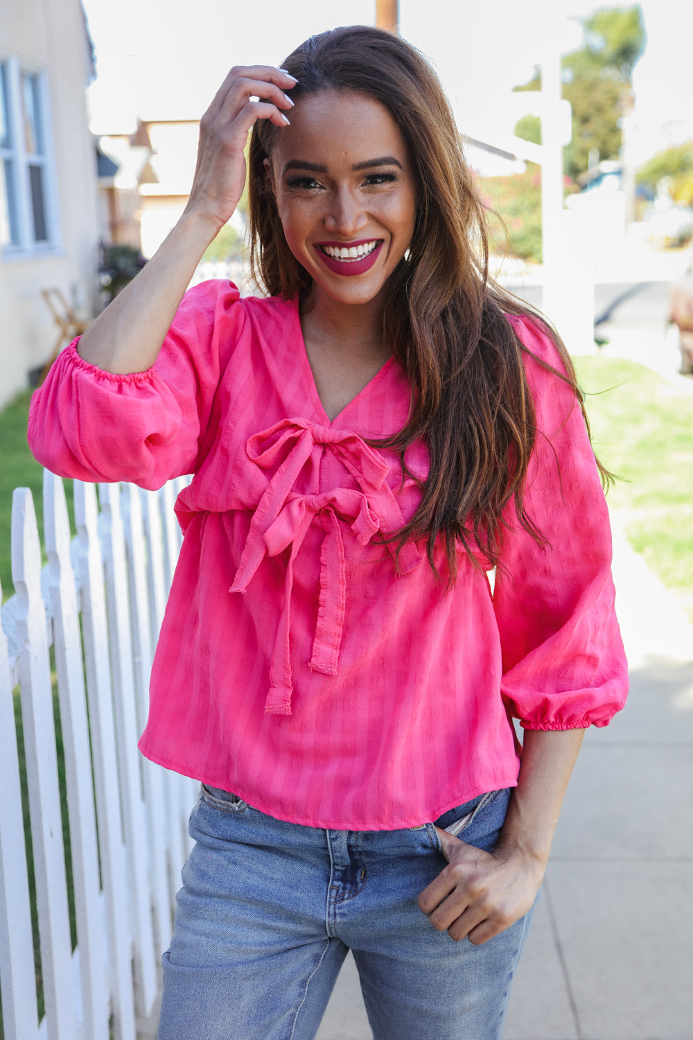 Well Tailored Blouse with a Graceful Silhouette